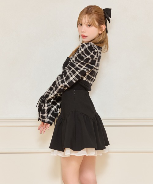 袖リボンニットアンサンブル（ニット/セーター）｜apres jour（アプレ