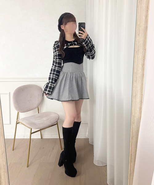 apres jour 袖リボンニットアンサンブル 袖リボンニットアンサンブル（ニット/セーター）｜apres jour