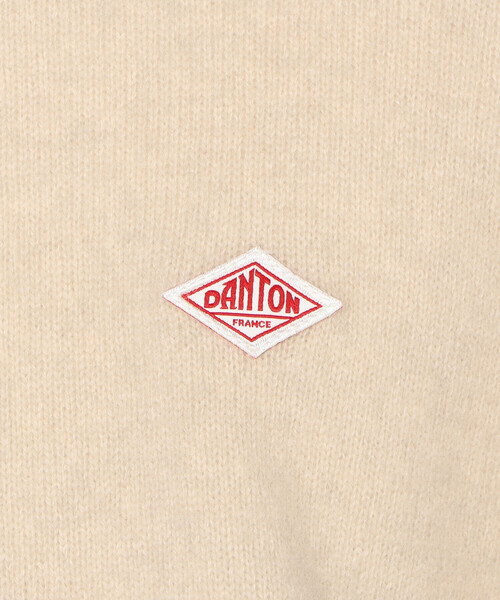 DANTON（ダントン）の「MEN'S LAMBSWOOL CREW NECK KNIT PULLOVER（ニット/セーター・メンズ・ブラック/グレイッシュベージュ/ブラウン系その他/オートミール/ダークグレー/レッド/パープル系その他/ライトグレー/ブルー系その他/ダークグリーン・40/42/44/38）」の20枚目の写真