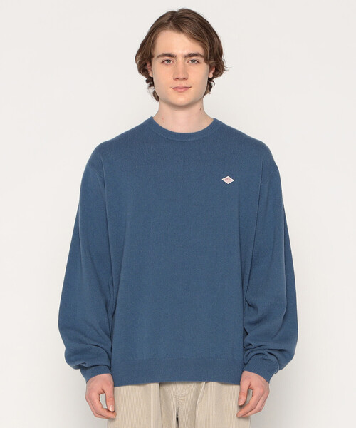 MEN'S LAMBSWOOL CREW NECK KNIT PULLOVER（ニット/セーター）｜DANTON