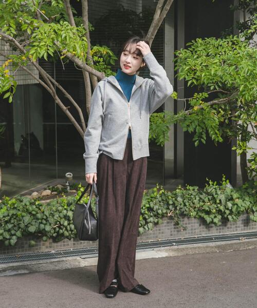 セール】『洗濯可』モチモチハイネックリブニット（ニット/セーター