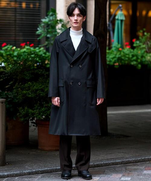 DRESSTERIOR（ドレステリア）の「ウールギャバジン アルスターコート（トレンチコート・メンズ・オリーブ/ブラック・90/91/92）」の5枚目の写真