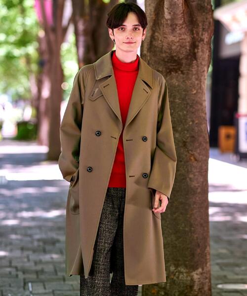 DRESSTERIOR（ドレステリア）の「ウールギャバジン アルスターコート（トレンチコート・メンズ・オリーブ/ブラック・90/91/92）」の15枚目の写真