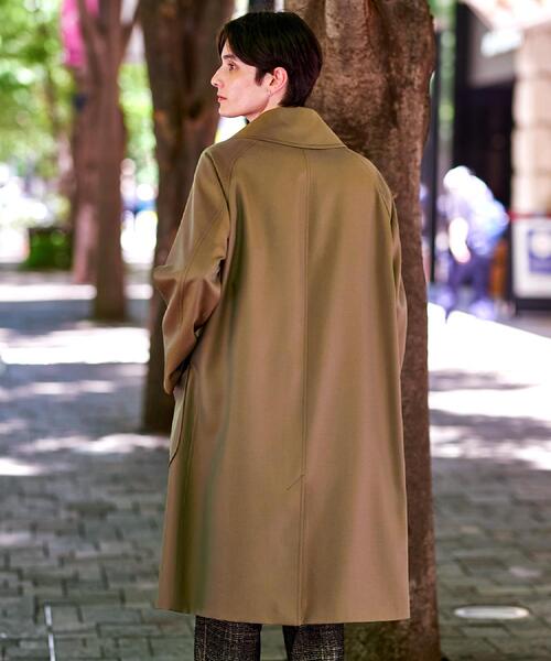 DRESSTERIOR（ドレステリア）の「ウールギャバジン アルスターコート（トレンチコート・メンズ・オリーブ/ブラック・90/91/92）」の19枚目の写真