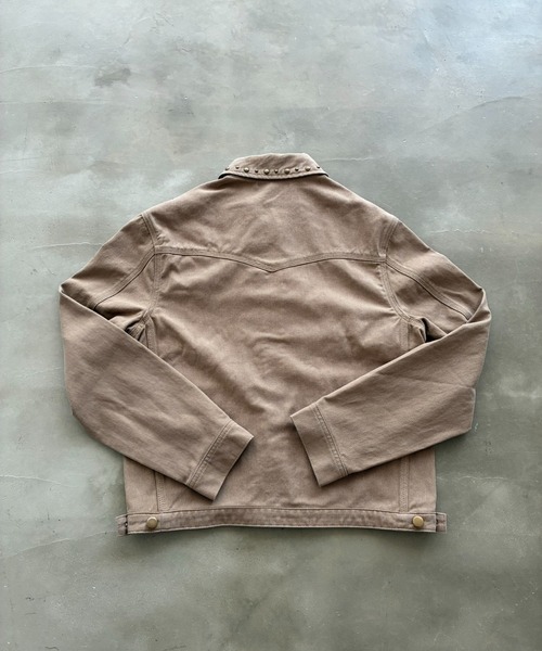 SHAGGIE（シャギー）の「【ユニセックス】スタッズ付きダブルファスナージャケット（その他アウター・メンズ・ブラック/ベージュ・FREE）」の21枚目の写真