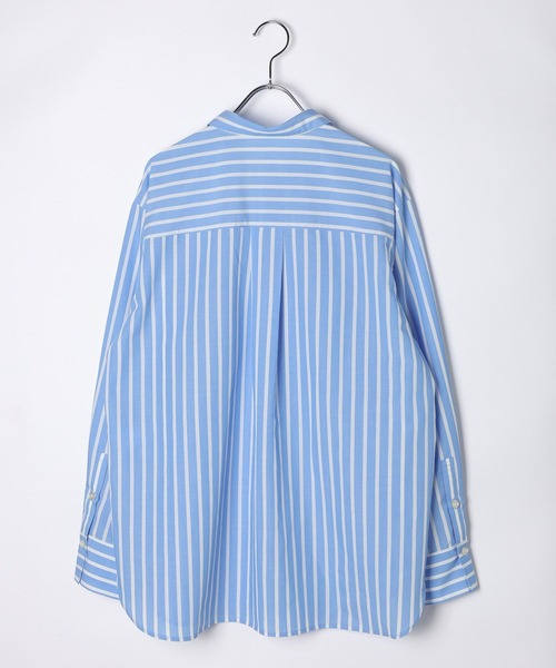 LEPSIM（レプシィム）の「ワンポイントベーシックシャツ　582331（シャツ/ブラウス・レディース・グレー/ブラウン/オフホワイト/ブルー・FREE）」の11枚目の写真