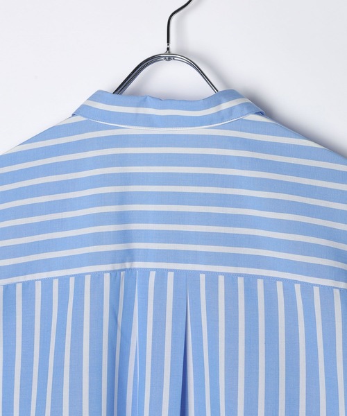 LEPSIM（レプシィム）の「ワンポイントベーシックシャツ　582331（シャツ/ブラウス・レディース・グレー/ブラウン/オフホワイト/ブルー・FREE）」の16枚目の写真