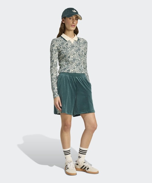 adidas(アディダス)の「adidas Originals × Liberty London AOP 長袖Tシャツ / ロンT / アディダスオリジナルス adidas Originals(Tシャツ/カットソー・レディース・ホワイト×グリーン・SMALL/X-SMALL/XX-LARGE/LARGE/MEDIUM/X-LARGE)」の5枚目の写真