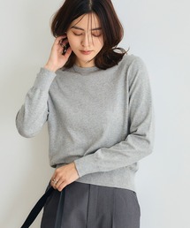 CROSS FUNCTION | 《洗える》綿100％クルーネックベーシックニット【CROSS FUNCTION/クロスファンクション】(ニット/セーター)