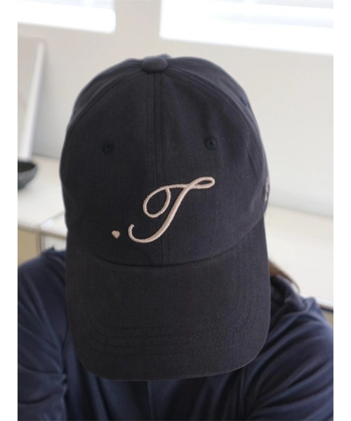 TRUNC（トランクエイティーエイト）の「T LOGO Cap（キャップ・レディース・ネイビー/ボルドー・FREE）」の3枚目の写真