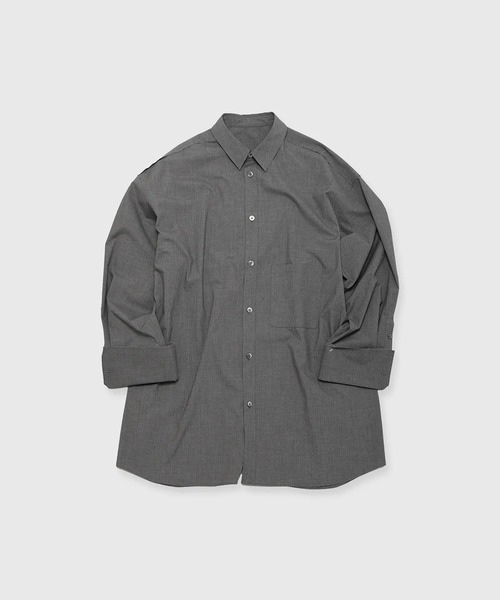 JOSE MOON(ジョゼムーン)の「【JOSEMOON/ジョゼムーン】JOSEMOON SHIRT/ベーシックシャツ(シャツ/ブラウス・レディース・グレー・FREE)」の5枚目の写真