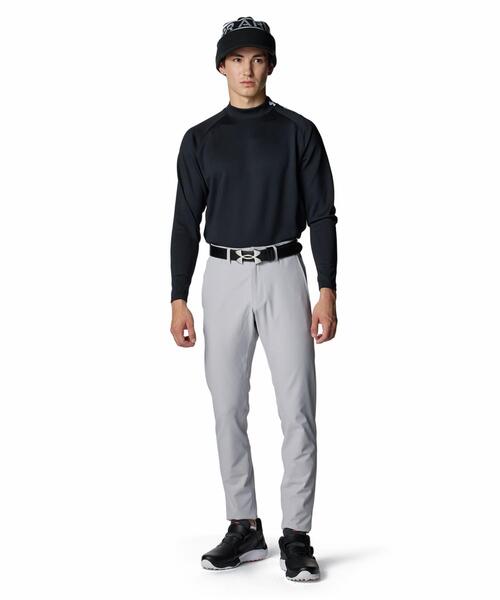 UNDER ARMOUR(アンダーアーマー)の「UAドライブ アーマーニット ロングスリーブ モックネック シャツ(ゴルフ/メンズ)(ポロシャツ・メンズ・ブラック・M/XL/2XL/L)」の3枚目の写真