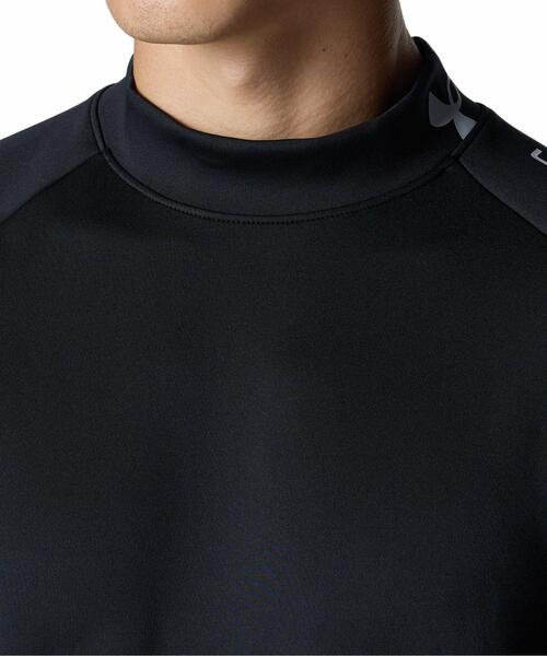 UNDER ARMOUR(アンダーアーマー)の「UAドライブ アーマーニット ロングスリーブ モックネック シャツ(ゴルフ/メンズ)(ポロシャツ・メンズ・ブラック・M/XL/2XL/L)」の4枚目の写真