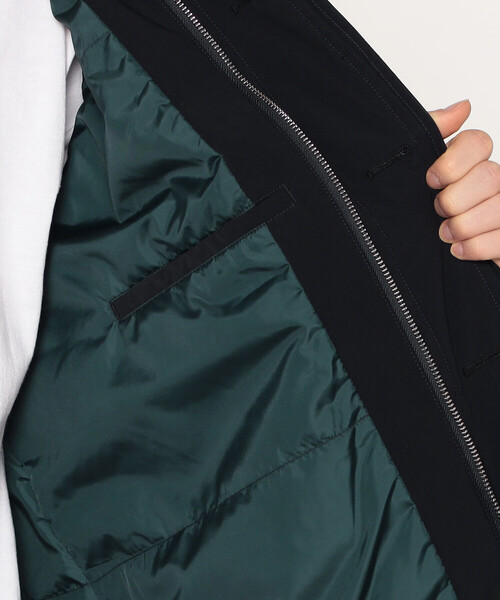 DANTON(ダントン)の「MEN'S INSULATION BALMACAAN COAT(ステンカラーコート・メンズ・チャコール/オリーブ/ネイビー・38/40/42)」の10枚目の写真