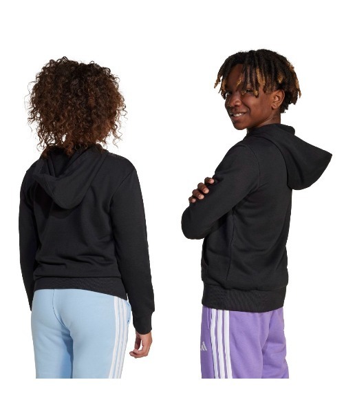 adidas（アディダス）の「アディダス adidas エッセンシャルズ パーカー（パーカー・キッズ・グレー/ブラック×レッド/ブラック×ホワイト・130cm/140cm/150cm/160cm）」の12枚目の写真