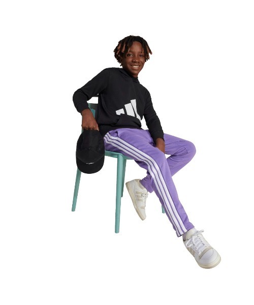 adidas（アディダス）の「アディダス adidas エッセンシャルズ パーカー（パーカー・キッズ・グレー/ブラック×レッド/ブラック×ホワイト・130cm/140cm/150cm/160cm）」の9枚目の写真