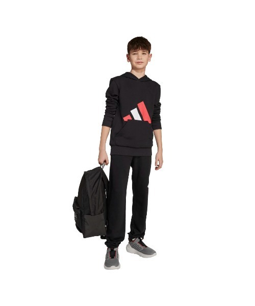 adidas（アディダス）の「アディダス adidas エッセンシャルズ パーカー（パーカー・キッズ・グレー/ブラック×レッド/ブラック×ホワイト・130cm/140cm/150cm/160cm）」の14枚目の写真