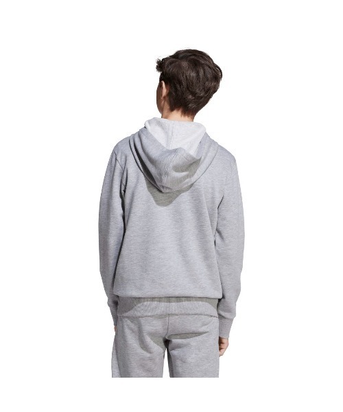 adidas（アディダス）の「アディダス adidas エッセンシャルズ パーカー（パーカー・キッズ・グレー/ブラック×レッド/ブラック×ホワイト・130cm/140cm/150cm/160cm）」の5枚目の写真