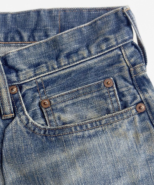 SUGARHILL】FADED MODERN DENIM PANTS WIDE CUT（デニムパンツ