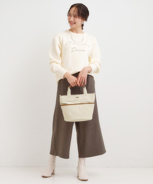 Lee（リー）の「【Lee別注】コーデュロイトートバッグ（トートバッグ・レディース・ネイビー/ブラウン系その他/ライトベージュ/ピンク系その他・00）」の12枚目の写真