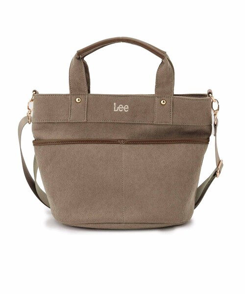 Lee（リー）の「【Lee別注】コーデュロイトートバッグ（トートバッグ・レディース・ネイビー/ブラウン系その他/ライトベージュ/ピンク系その他・00）」の13枚目の写真