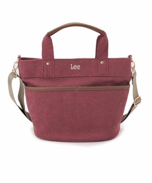 Lee（リー）の「【Lee別注】コーデュロイトートバッグ（トートバッグ・レディース・ネイビー/ブラウン系その他/ライトベージュ/ピンク系その他・00）」の14枚目の写真