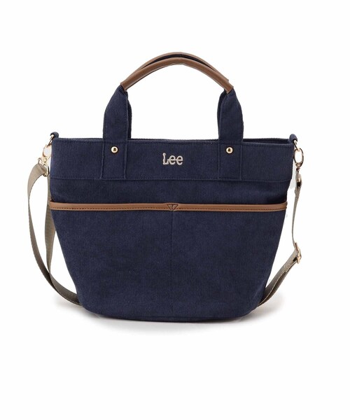 Lee（リー）の「【Lee別注】コーデュロイトートバッグ（トートバッグ・レディース・ネイビー/ブラウン系その他/ライトベージュ/ピンク系その他・00）」の15枚目の写真