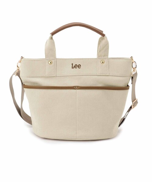 Lee（リー）の「【Lee別注】コーデュロイトートバッグ（トートバッグ・レディース・ネイビー/ブラウン系その他/ライトベージュ/ピンク系その他・00）」の16枚目の写真