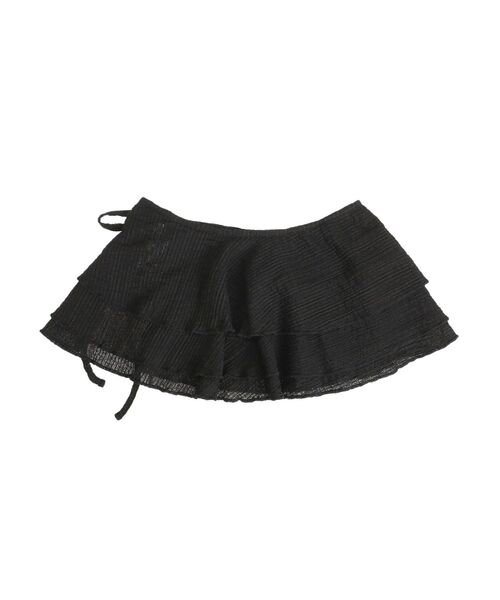 EMODA（エモダ）の「ニットレースラップスカート（スカート・レディース・ホワイト/ブラック・FREE）」の7枚目の写真