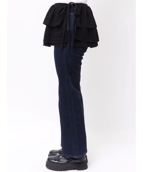 EMODA（エモダ）の「ニットレースラップスカート（スカート・レディース・ホワイト/ブラック・FREE）」の11枚目の写真