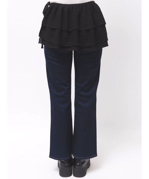 EMODA（エモダ）の「ニットレースラップスカート（スカート・レディース・ホワイト/ブラック・FREE）」の12枚目の写真