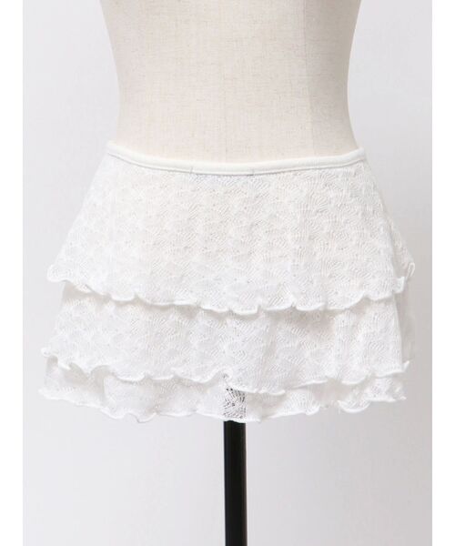 EMODA（エモダ）の「ニットレースラップスカート（スカート・レディース・ホワイト/ブラック・FREE）」の13枚目の写真