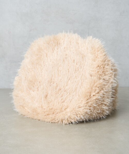 BIRTHDAY BAR(バースデイバー)の「FUR BAMBOO TOTE ファーバンブートートバッグ(トートバッグ・レディース・ブラック/アイボリー/ブラウン・0)」の19枚目の写真