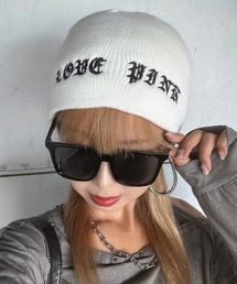 non-hedge（ノンヘッジ）の「ロゴ刺繍ビーニー（ニットキャップ/ビーニー・レディース）」