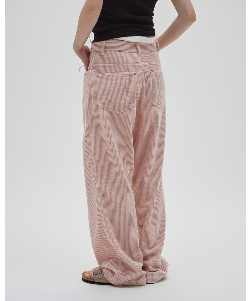 TODAYFUL（トゥデイフル）の「Chunky Corduroy Pants（その他パンツ・レディース・ベビーピンク/ブラック・36inch/38inch）」の11枚目の写真
