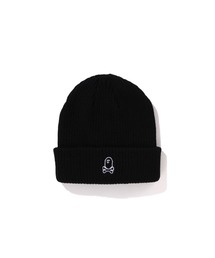 A BATHING APE(AxCVOGCv)APE CROSSBONE ONE POINT KNIT CAP(jbgLbv/r[j[)