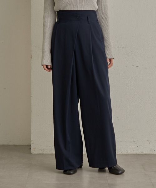 Omekashi（オメカシ）の「アシメタックパンツ（スラックス・レディース・ネイビー/グレー系その他2・マルチサイズ）」の22枚目の写真
