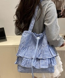 VIBGYOR Women | 【urge select】ギンガムチェック フリルデザイン ショルダーバッグ(ショルダーバッグ)