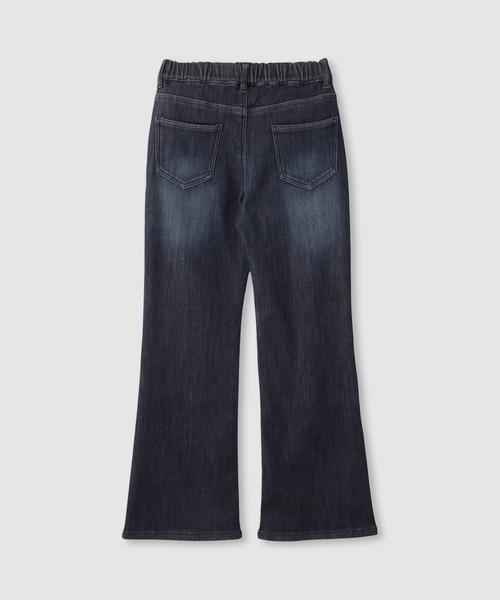 NAVY(ネイビー)の「【温活】NAVY MACHEAT 特暖デニムフレアパンツ(デニムパンツ・キッズ・ブルー/ネイビー・120/130/140/150/160)」の8枚目の写真