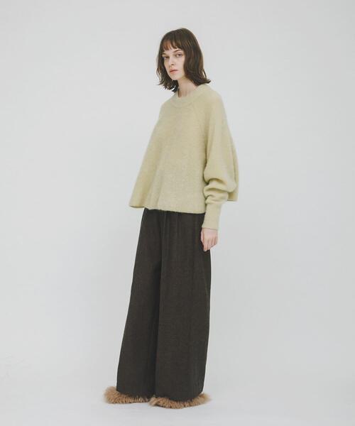 LAATO(ラート)の「dolman sleeve flare knit(ニット/セーター・レディース・ライトブラウン/イエロー・FREE)」の15枚目の写真