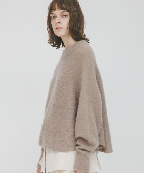 LAATO(ラート)の「dolman sleeve flare knit(ニット/セーター・レディース・ライトブラウン/イエロー・FREE)」の10枚目の写真