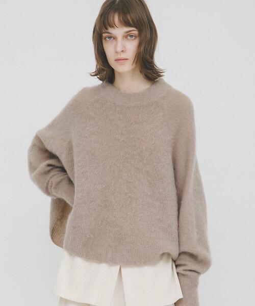 LAATO(ラート)の「dolman sleeve flare knit(ニット/セーター・レディース・ライトブラウン/イエロー・FREE)」の9枚目の写真