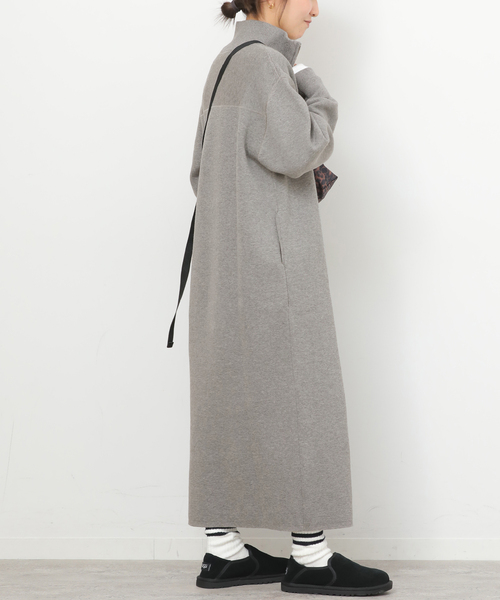 JOURNAL STANDARD relume（ジャーナルスタンダード　レリューム）の「スウェットライクハーフジップワンピース（ワンピース・レディース・グレー/ネイビー・FREE）」の15枚目の写真