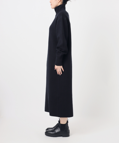 JOURNAL STANDARD relume（ジャーナルスタンダード　レリューム）の「スウェットライクハーフジップワンピース（ワンピース・レディース・グレー/ネイビー・FREE）」の5枚目の写真