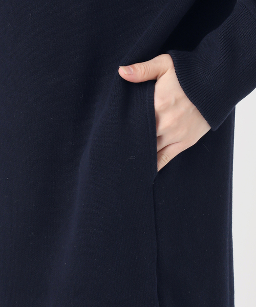 JOURNAL STANDARD relume（ジャーナルスタンダード　レリューム）の「スウェットライクハーフジップワンピース（ワンピース・レディース・グレー/ネイビー・FREE）」の10枚目の写真