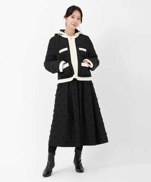 パフィータフタ_バイカラーパフィーアウター（ブルゾン）｜STRAWBERRY