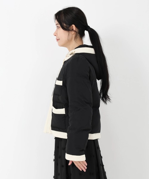 パフィータフタ_バイカラーパフィーアウター（ブルゾン）｜STRAWBERRY