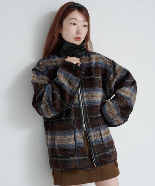 リバーシブルパイピングブルゾン（ブルゾン）｜Kastane（カスタネ）の