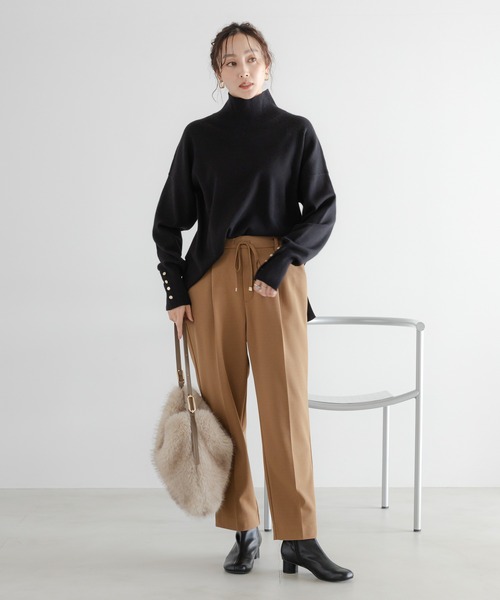 Elura（エルーラ）の「ワンハンドルフェイクファーバッグ/597591（ハンドバッグ・レディース・ブラウン系その他2/ライトベージュ・ONE SIZE）」の14枚目の写真