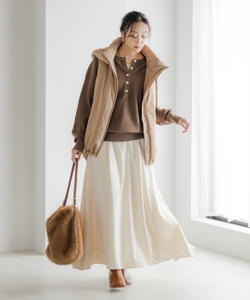 Elura（エルーラ）の「ワンハンドルフェイクファーバッグ/597591（ハンドバッグ・レディース・ブラウン系その他2/ライトベージュ・ONE SIZE）」の15枚目の写真